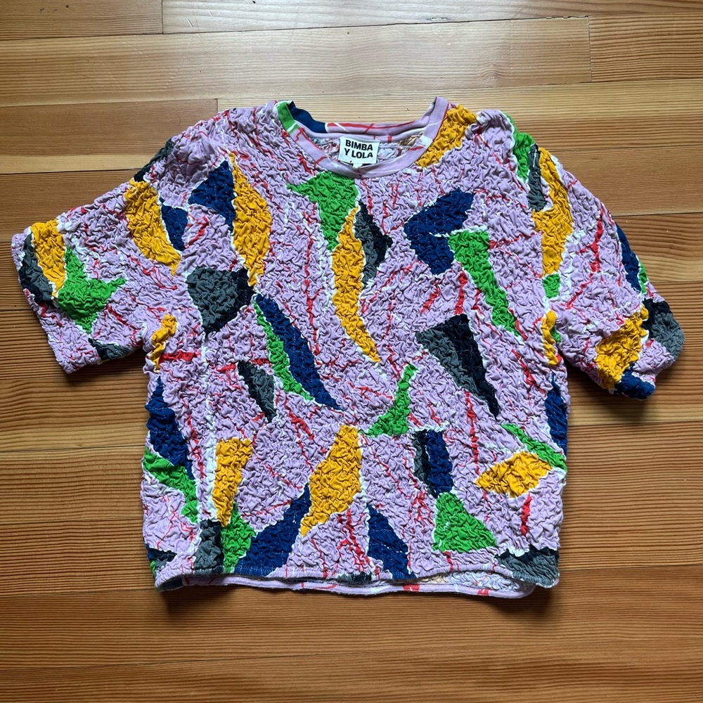 Colorful Textured Top by Bimba Y Lola